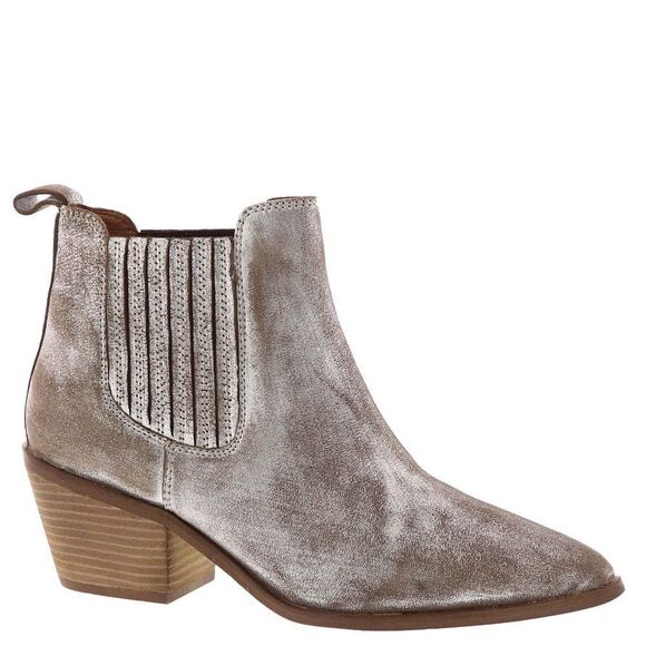 Seychelles Wanderlust Booties  Metallic 7.5 Tan Brown Metallic - Picture 1 of 8